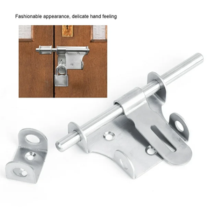 Chiusura <span class=keywords><strong>per</strong></span> Mobili, Chiavistello Bloccabile con <span class=keywords><strong>Lucchetto</strong></span>, Chiusura Automatica a Molla <span class=keywords><strong>per</strong></span> Porte, Chiavistello di Sicurezza <span class=keywords><strong>per</strong></span> Mobili ad Alta Resistenza - Product Image 2