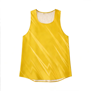 Camiseta Deportiva sin Mangas de Secado Rápido, Transpirable, con Logotipo Personalizado, Sin Costuras, Elástica y Colorida para Maratón y Fitness Unisex - Product Image 4