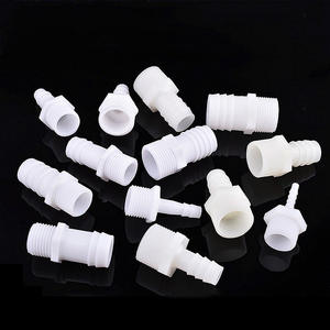 ZDVseal G1/2 дюйма до 10 мм 12 мм ПЭ быстросъемная колючая муфта коррозионностойкая Белая Мини-резьба фитинг - Product Image 1