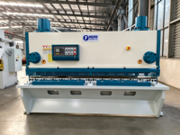 Cizalla de Guillotina Totalmente Automática QC12Y-8x4000, Máquina de Corte de Chapa Metálica Hidráulica CNC E21, Longitud de Cuchilla de 4100 mm