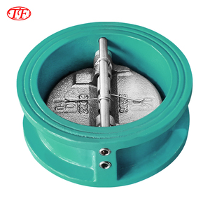 TF kép tấm Wafer loại Kiểm tra Van đĩa cf8m kiểm tra van dễ uốn/Xám Gang kép tấm đôi Wafer kiểm tra van - Product Image 2