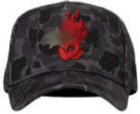 Gorra de béisbol de ala plana con diseño de calavera y llamas, con pedrería, estilo latino, rap, motociclista, punk, oscuro