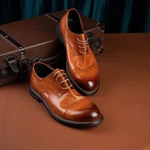 Customized Luxurious Classic Genuine Leather Designer Casual Business Formal <b>Shoes</b> for Men Leather <b>Shoes</b> - Product Image 1