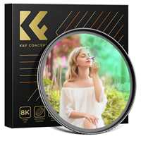 Filtre de diffusion blanc K&F Concept Nano-X 49-82 mm ultra-clair, multicouche, imperméable et résistant aux rayures pour appareil photo reflex numérique