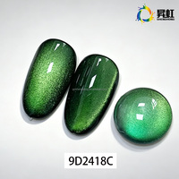 SH Matières Premières en Gros Prix Usine Effet Œil de Chat Magnétique 3-en-1 Pigment Gel Poudre Colorée Couleurs Changeantes Caméléon