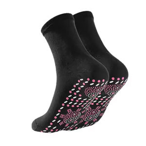 Chaussettes d'hiver auto-chauffantes pour soins de santé Femmes <span class=keywords><strong>Ski</strong></span> Sports Auto-chauffant Massage Homme Chaussettes courtes Thérapie magnétique Confortable Warm Sox - Product Image 6
