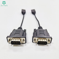 OEM fabricante USB RS232 DB 9 pines macho a USB 2,0 hembra Cable de extensión USB 2,0 A hembra D-sub 9 pines CableRS232 Cable serie