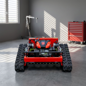 Tondeuse à chenilles compacte télécommandée, corps léger, chargement et transport faciles pour le contrôle des mauvaises herbes dans les champs de légumes et les petits vergers - Product Image 1