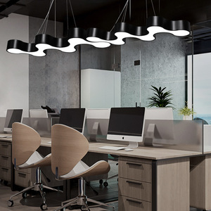 Alien LED Pendel leuchte Kronleuchter 60cm 90cm 24W 36W Restaurant Hotel Kreative Pendel leuchte Office Gym Library LED Decken leuchte - Product Image 4