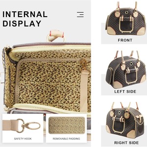 Bolso de Lujo Retro <span class=keywords><strong>para</strong></span> Mascotas, Transportín Compacto <span class=keywords><strong>para</strong></span> Perros y Gatos, Bolso Portátil Transpirable y Elegante <span class=keywords><strong>para</strong></span> Salidas. Personalizado - Product Image 6