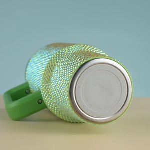 Vaso Térmico de 40oz con Diamantes de Imitación <span class=keywords><strong>y</strong></span> Asa, Taza de Acero Inoxidable con Aislamiento al Vacío <span class=keywords><strong>y</strong></span> Brillo de Diamantes para Niñas <span class=keywords><strong>y</strong></span> Mujeres - Product Image 5