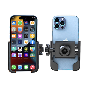 Support de téléphone anti-vibrations pour vélo, fixation sur guidon, rotation à 360° °   Support de surface rotatif en fibre de carbone pour moto, vélo, tous les smartphones - Product Image 5