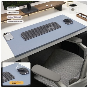 Grand tapis de bureau en cuir Sanxing 900x300x4mm, tapis de souris rectangulaire pour bureau, surface lisse, protection antidérapante - Product Image 5
