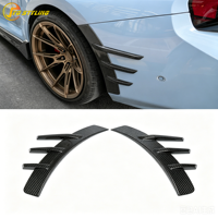 Molduras de Fibra de Carbono Seca para Pasos de Rueda Delanteros y Traseros, Modificación Exterior, Kits Completos de Carrocería para BMW G87 M2 2023+