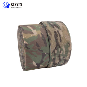 カスタムエコフレンドリー洗濯可能ナイロン製ストラップ用グリーンタクティカル迷彩フックアンドループテープパッチ（タクティカル迷彩ユニフォーム用） - Product Image 4