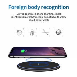Tùy Chỉnh In Ấn Xách Tay 15W Thông Tư Sạc Không Dây Cho Iphone Siêu Mỏng Handfree Ánh Sáng Pd 9V/2A Cho Máy Tính Để Bàn Sử Dụng - Product Image 6