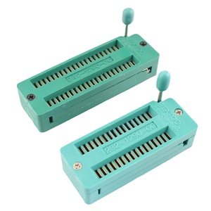 Mạ Vàng 1.778 mét Pitch 32P 48 P Dip zif kiểm tra <span class=keywords><strong>IC</strong></span> ổ cắm kết nối <span class=keywords><strong>32</strong></span> 48 <span class=keywords><strong>Pin</strong></span> - Product Image 1