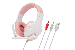 Casque de jeu filaire XTAURI, nouvelle vente flash, avec micro, éclairage RGB, réduction active du bruit (ANC), en cuir, circum-auriculaire, pour <span class=keywords><strong>PC</strong></span> et DJ - Product Image 5