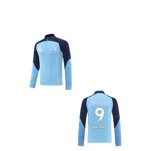 Anpassbares Logo Schnellt rockn ender Fußball-Trainings anzug mit halbem Reiß verschluss für Erwachsene Kinder Automated Cutting OEM Service - Product Image 2