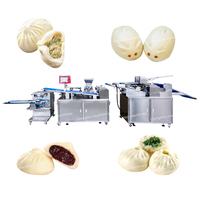 Machine automatique commerciale de pressage de pâte et de formage de pains, ligne de production de Momo Mantou pour usine alimentaire