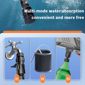 Offre Spéciale lave-auto pistolet à eau machine à laver sans fil affichage numérique haute tension batterie au lithium arroseur portable en gros - Product Image 2