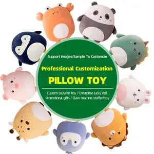 Songshan Toys Manufacturer Custom Plushie Cow Lamb Dinosaur Toy Soft Anime Bunny Dog Doll Stuffed Animal Plush Pillow Cushions