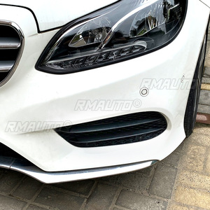 สำหรับ Mercedes Benz E-Class W212 AMG Line 2013-2015 ชุดแต่งสปอยเลอร์หน้าแบบ Wind Knife  ใบมีดแอร์เบลด  อุปกรณ์ตกแต่งรถยนต์ - Product Image 3