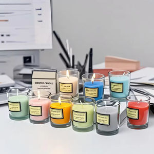 Velas Aromáticas de Cera de Soya con Etiquetas Personalizadas, Tapa de Madera, Frasco de Vidrio, Decoración para el Hogar, Regalo para el Día de la Madre, Cumpleaños - Product Image 5