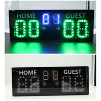 Papan Skor Digital LED Otomatis Sensor Raket Trykid untuk Rumah dan Penggunaan Umum, Cocok untuk Pickleball, Tenis, Badminton, dan Tenis Meja