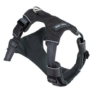 <span class=keywords><strong>Dog</strong></span>ハーネスメタルバックルデュアルクリップ付きカスタムパーソナライズプレミアムプルなしフロントクリップ - Product Image 1