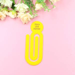 Biểu tượng tùy chỉnh giấy Clips DIY thiết kế máy tính xách tay tập tin Clip thăng hoa trống Acrylic chất liệu - Product Image 2