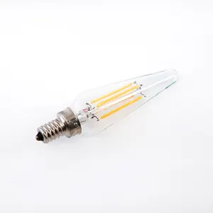 Akıllı flamanlı lamba C32 220V E14 4w led mum ışığı ampulü lamba ile kuyruk LED ampul ışıkları led filament ampul