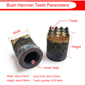 Martello pneumatico martello pneumatico scalpello con testa a scalpello a superficie di litchi - Product Image 6