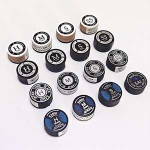 Puntas de Taco de Billar Profesionales Kamui de 14mm de China en Negro Atleta Transparente - Product Image 1