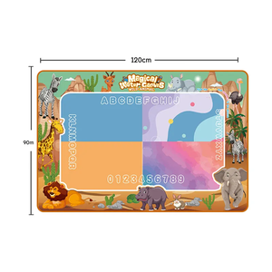 Animal sauvage magique eau toile préscolaire enfants éducation dessin jouets écriture Doodle tapis à vendre - Product Image 3