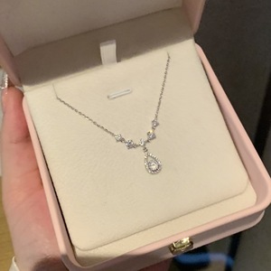 Collier en argent sterling S925 avec pendentif en forme de coquille de sirène et de perle, design de niche, tempérament doux et haut de gamme - Product Image 3