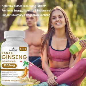 AegleWell Best-seller Panax Ginseng Cápsulas Ginsenósidos elevados para Energia & Desempenho <span class=keywords><strong>60</strong></span> Cápsulas Veganas - Product Image 4