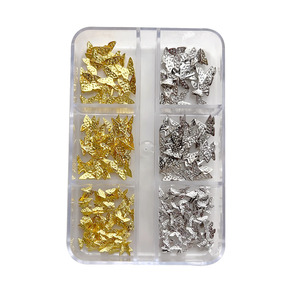 Bijoux pour ongles en métal 3D, papillons, alliage or et argent, breloques, accessoires de décoration d'ongles de qualité supérieure pour salon de manucure - Product Image 6
