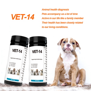 Vet-14 <span class=keywords><strong>Tiras</strong></span> de prueba de <span class=keywords><strong>orina</strong></span> para <span class=keywords><strong>perros</strong></span> y gatos 14 en 1 Instrumento veterinario para propiedades de diagnóstico de mascotas - Product Image 2