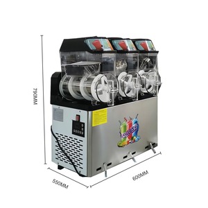 Machine <span class=keywords><strong>à</strong></span> Granita Commerciale 12L/24L/36L – Distributeur de <span class=keywords><strong>Jus</strong></span> Électrique pour Boissons Glacées, <span class=keywords><strong>Smoothies</strong></span> <span class=keywords><strong>et</strong></span> Margaritas – 1, 2 ou 3 Réservoirs - Product Image 2