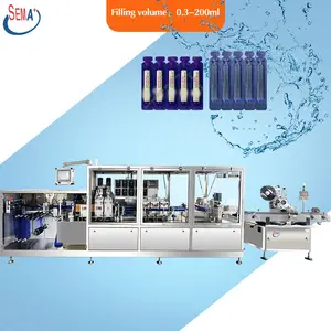 Automatic Laboratories Filling Machine Sealing Integrated Production Line Ampoule Bottle