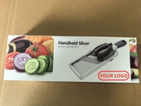 Handmatige multifunctionele groentesnijder, fruitsnijder, rasp, radijsvormer, aardappelsnijder, radijsplank, roestvrijstalen mes, ABS