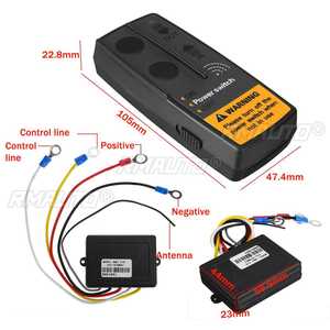 Control Remoto Inalámbrico Universal de 12V 24V 2.4G 50m para Grúa de Coche con Doble Mando a Distancia - Product Image 6