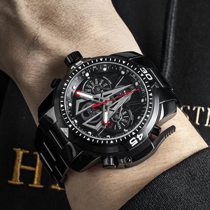 Reef Tiger-pulsera de acero inoxidable para hombre, reloj masculino de pulsera, automático, deportivo, informal, mecánico, resistente al agua, RGA3591 - Product Image 1