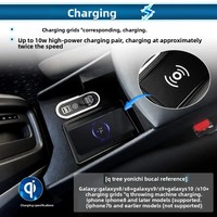 Boîte de rangement pour console Nissan NV200 - Modèle taomu-box - Bois et simili cuir - Interface USB LED - Rangement facile