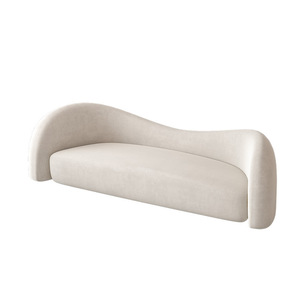 Canapé minimaliste <span class=keywords><strong>scandinave</strong></span> incontournable de 2025, canapé compact incurvé, confortable, en tissu, <span class=keywords><strong>ameublement</strong></span> pour la maison, canapé de salon - Product Image 5