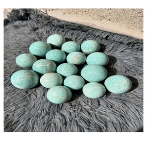 Sphère d'Amazonite Sculptée à la Main Pierre Naturelle Cristal Boule de Guérison Cadeau pour la Décoration de la Maison Fête des Mères - Product Image 2