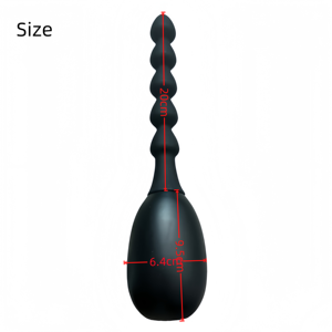 ホットセール シリコン製アナルプラグ 浣腸器 肛門洗浄セックストイ アナルビーズ アナルバットプラグ - Product Image 4