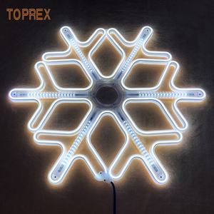 Hopping Mall decor <span class=keywords><strong>2023</strong></span> LED Luz de copo de nieve grande adornos colgantes - Product Image 4