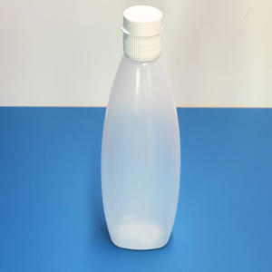 Botella de Plástico Mate de 300 ml de Grado Alimenticio con Alta Barrera para Medicamentos Líquidos, Condimentos para Mascotas y Salsa de <span class=keywords><strong>Mostaza</strong></span>, con Tapa Abatible - Product Image 1